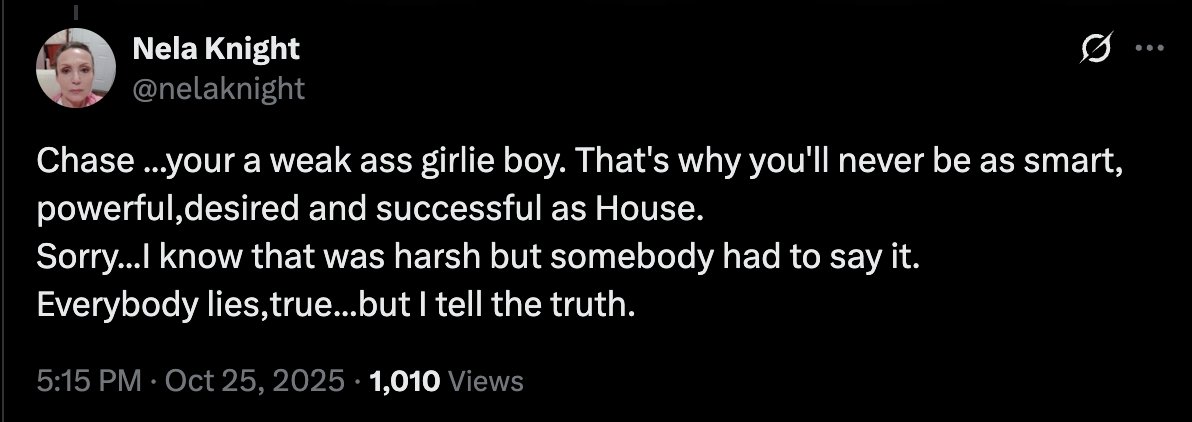 Did House secretly write this tweet