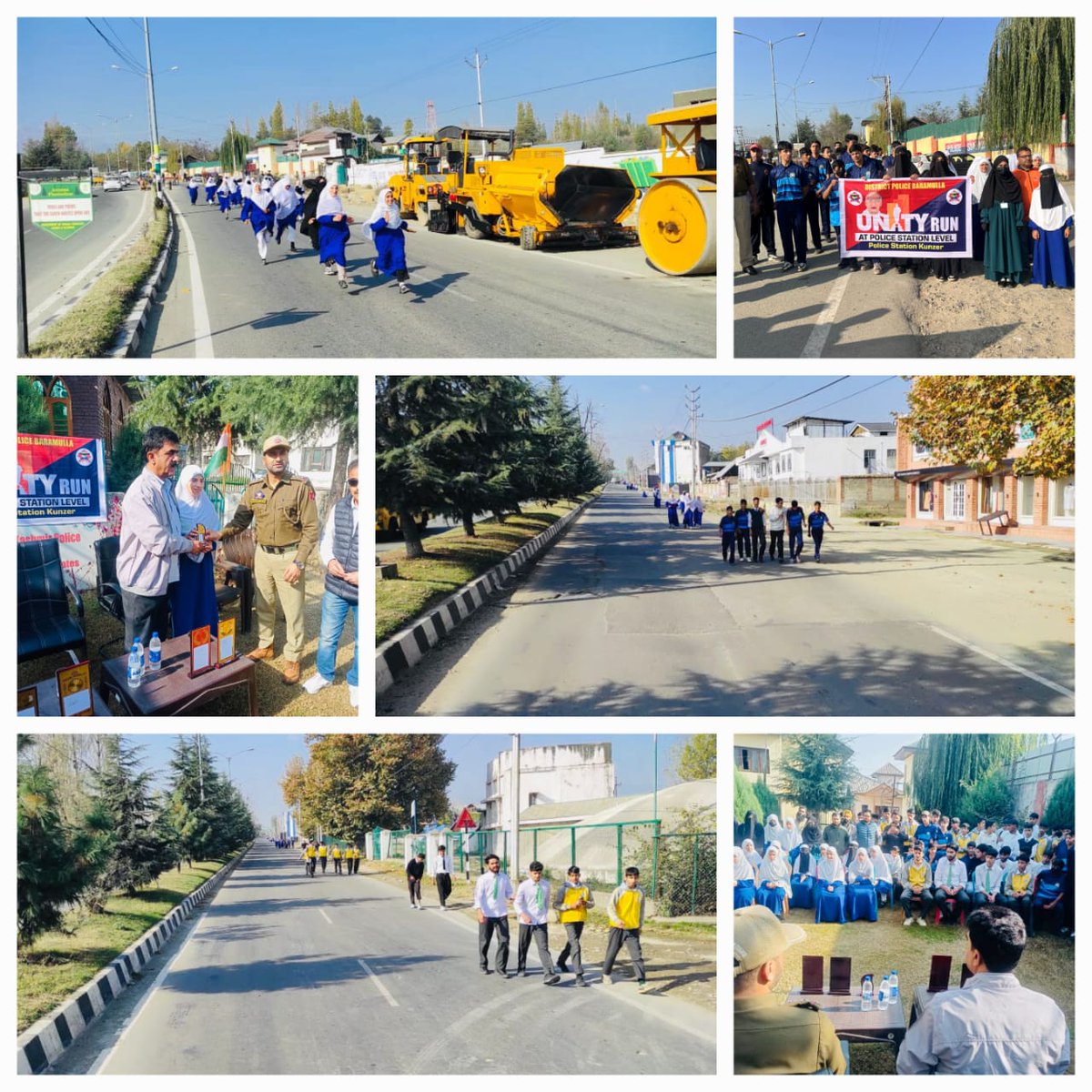 BaramullaPolice's tweet image. 🏃♂️ Baramulla Police holds “Run for Unity” at Kunzer 🇮🇳
Marking Rashtriya Ekta Diwas & Sardar Patel’s 150th birth anniversary, students joined the run celebrating unity, integrity & national harmony. 💫
#RunForUnity #RashtriyaEktaDiwas #BaramullaPolice