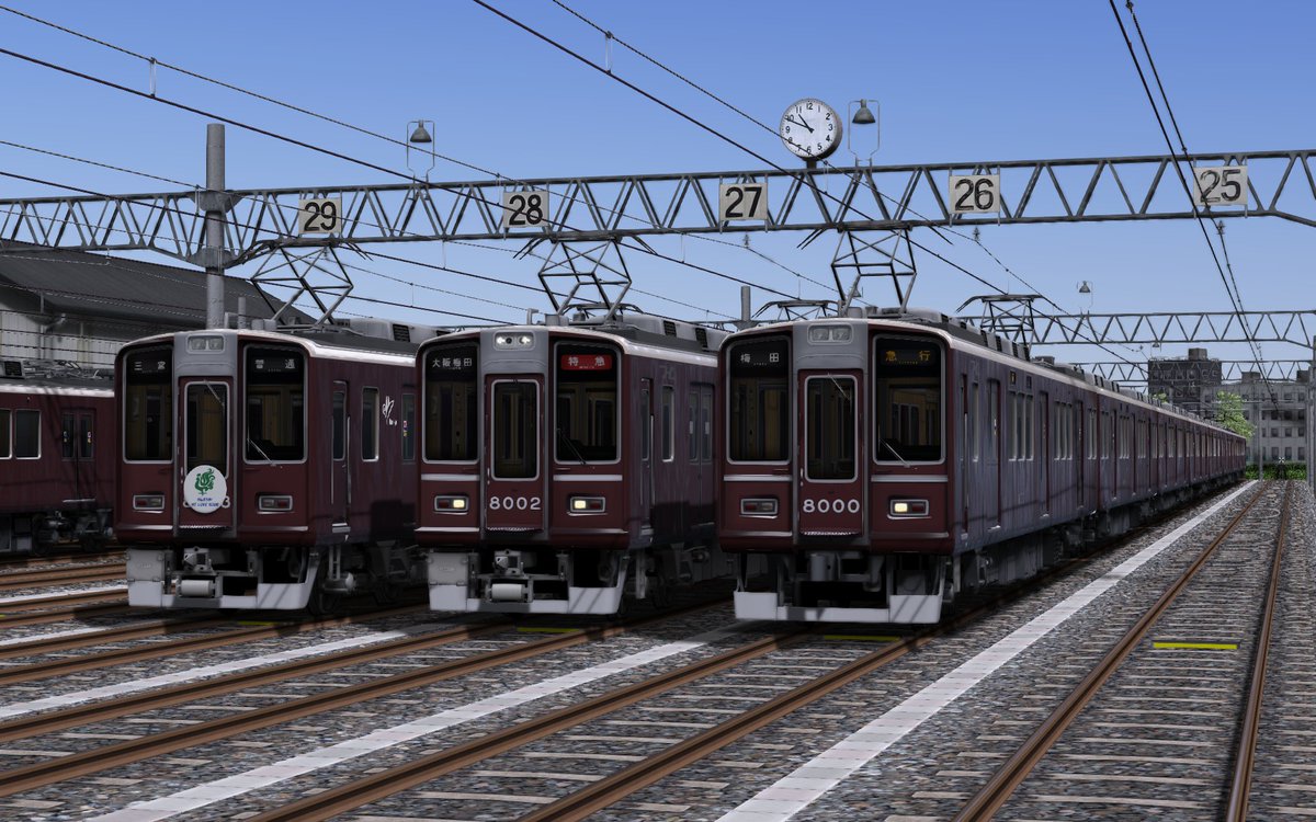 akuma10_190's tweet image. #阪急8000だいちゅき界隈
#RailSim