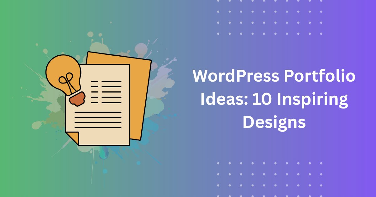 gsplugins's tweet image. ✨ Looking for inspiration to level up your #WordPress portfolio?

Here are 10 stunning design ideas that showcase creativity, structure, and style 🎨💻

🔗 Read more: [gsplugins.com/wordpress-port…]

#PortfolioDesign #WebDesign #WordPressThemes #CreativeInspiration #WPDesign