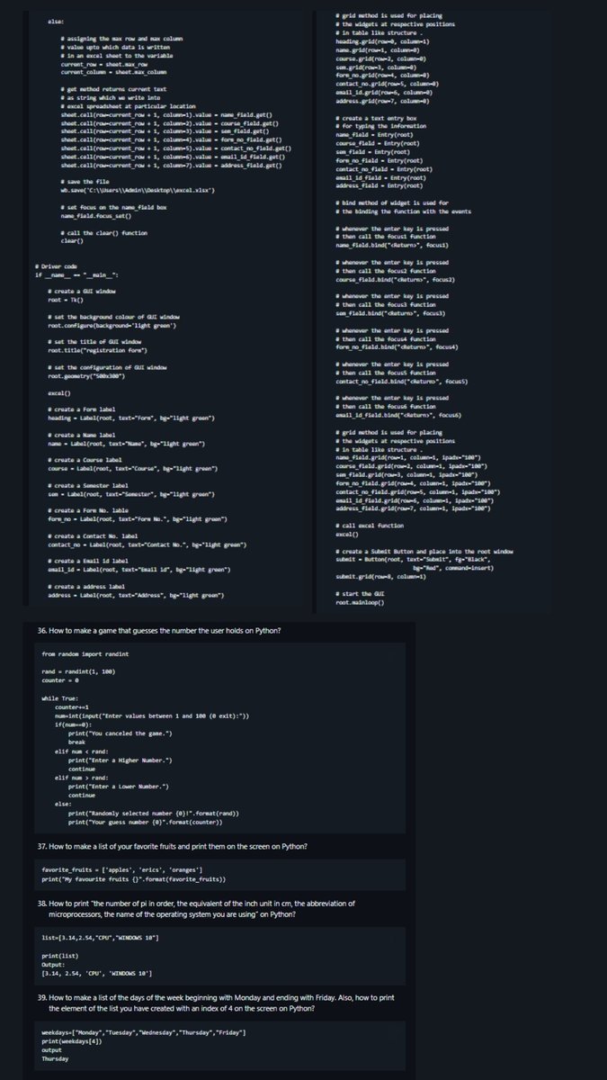 cruzangelojose3's tweet image. 50 Simple Python 🐍 Programs for Beginners (Part 2)
#pythonlearningjourney #python