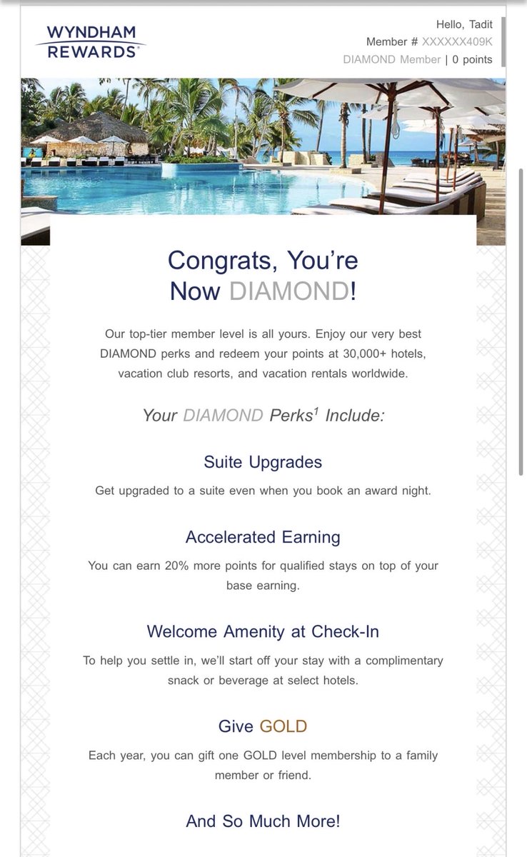 taditdash's tweet image. Done 👍 

Wyndham DIAMOND now!

#ccgeeks #ccgeek