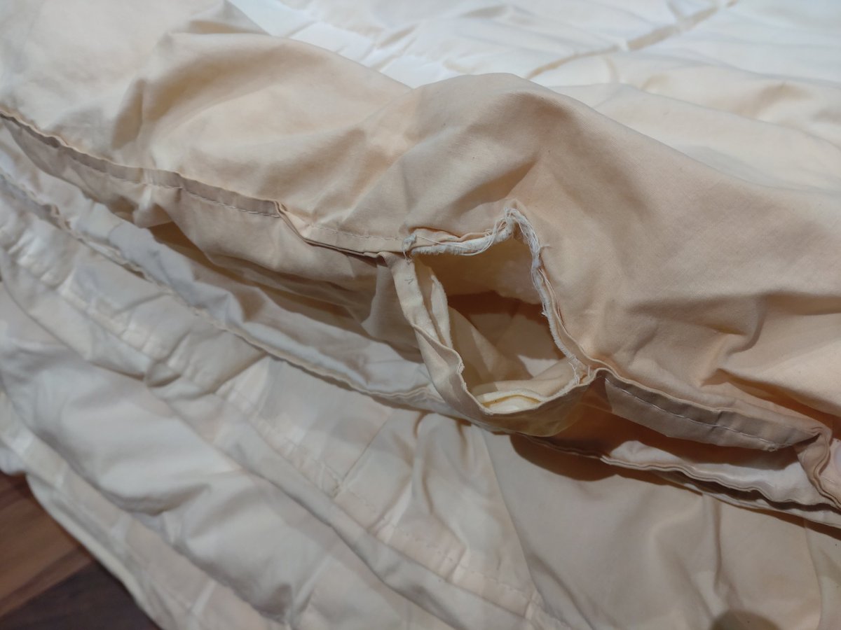 進学で一人暮らしを始めてから20年頑張ってくれた布団、さすがに限界のため引退。

今までありがとう！あったかかったぜ！