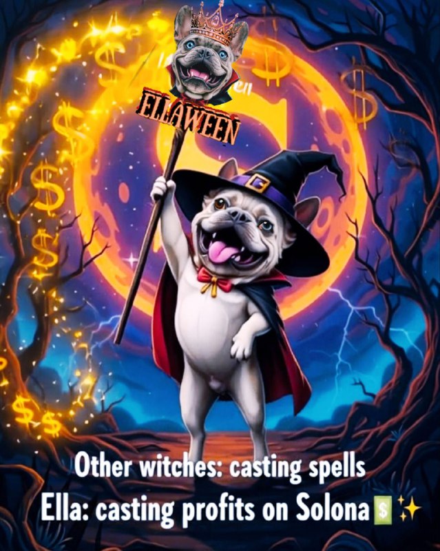 I’m joining the #Ellaween Meme Contest! 🎃

Other witches cast spells…
But <a href="/EllaQueenofSol/">EllaQueenofSol</a> ? She’s casting profits on Solana 💸

Let’s make this Halloween royally spooky with the Queen herself 👑🐾
#EllaQueenOfSol #EllaSpooky
<a href="/Neajmik/">Neajmik</a> <a href="/jamillasue/">jamilla</a> <a href="/arlenetendenci1/">matT325 year of the red horse 2026</a>