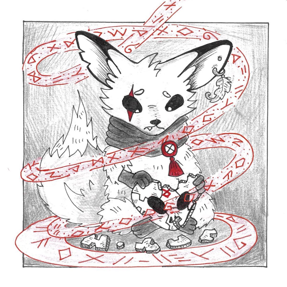 D-26:PUZZLING
<a href="/inktober/">Inktober</a> 
#inktober
#inktober2025