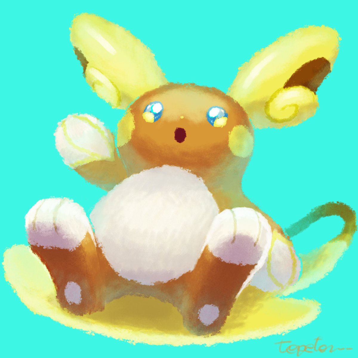 アローラライチュウ　ワンドロ