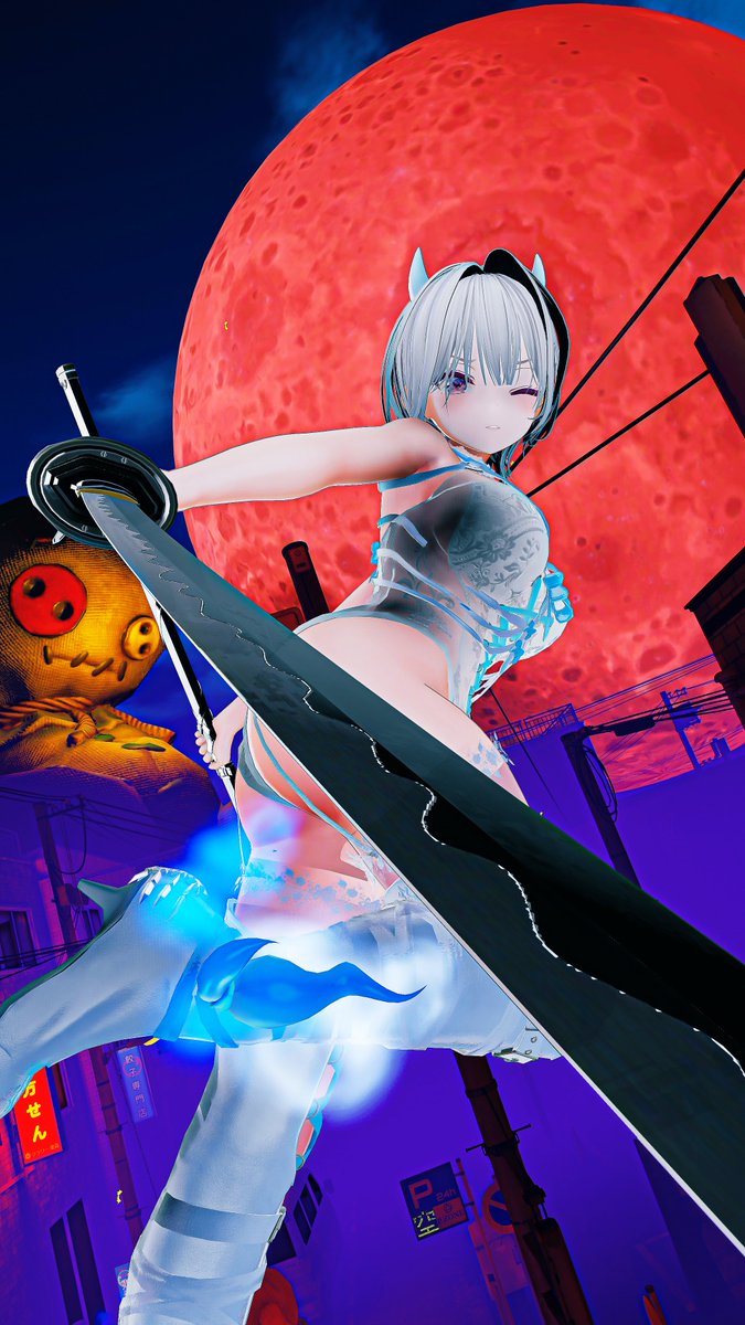 いつもの⚔️

ワールド名: TRICK OF THE MOON
作者: ヤキ（yaki） さん
＃VRChat