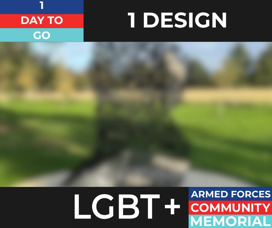 One More Day! Just one more day until all will become clear and we dedicate the LGBT+ Armed Forces Community Memorial #LGBTAFCM at <a href="/Nat_Mem_Arb/">National Memorial Arboretum</a> thank you to those who have helped us on the journey. This is your Memorial. <a href="/RN_LGBTQ/">Royal Navy LGBTQ+ Network</a> <a href="/ArmyLGBT/">Army LGBTQ+ Network</a> <a href="/RAF_LGBT/">RAF LGBTQ+ Network</a> #AbracasAcademy #LGBT 🏳️‍🌈🏳️‍⚧️