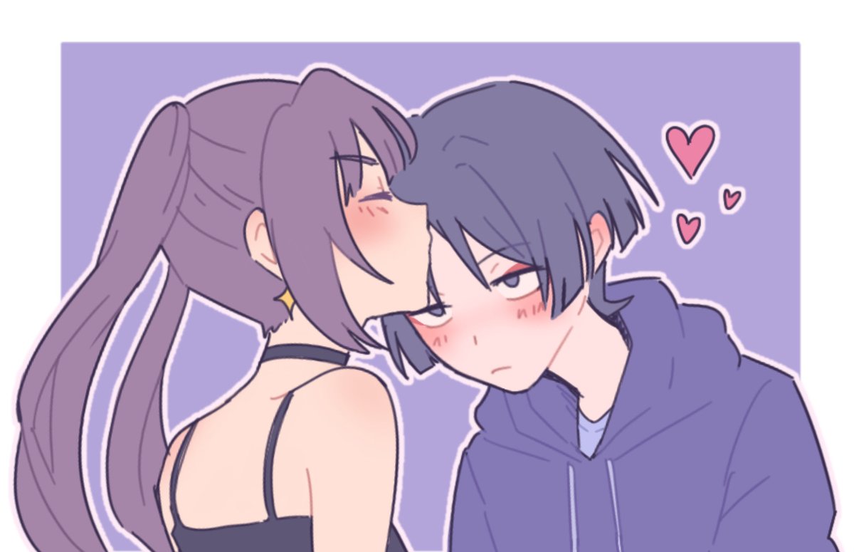 bro likes forehead kisses

#scaramona