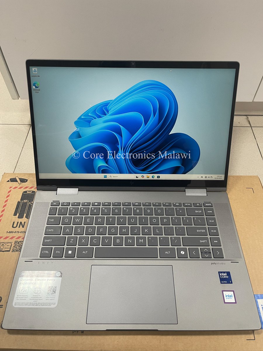 CoreMalawi's tweet image. New HP Envy x360 2-in-1 Laptop 15-fe1xxx | Intel Core Ultra 7 155U | 12 Core(s), 14 Threads Upto 5.1GHz | 16GB RAM DDR5 | 512GB SSD | 15.6” 2K Touchscreen Display | Dual Type-C | Backlight Keyboard | Going at K5,495,000.00 | Contact: ￼0995 47 01 74
#coreelectronicsmalawi #HP