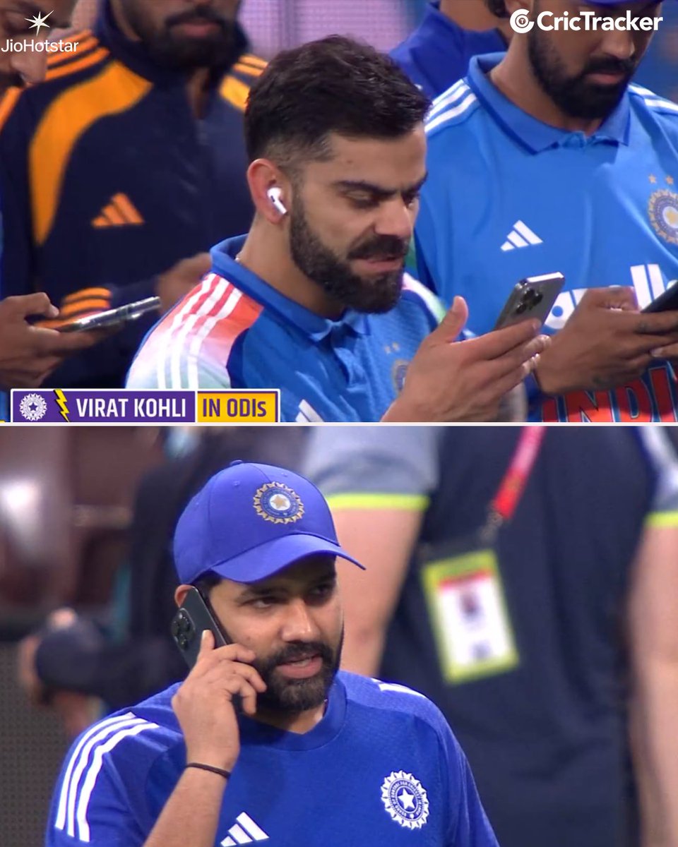 AbhishekMarkets's tweet image. Even Virat & Rohit haven't updated their iPhones to the 17 series :)