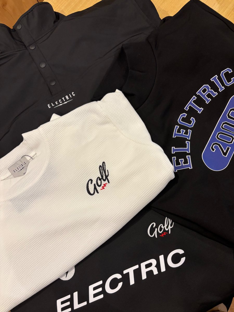2024warehouse's tweet image. ELECTRIC golf  冬物が入荷しました。アウターやスウェットなどこれからの季節にいかがでしょうか。

#electricgolf #electric #golf #golfwear #shop #ゴルフ #ゴルフウェア #冬ゴルフ #ショップ