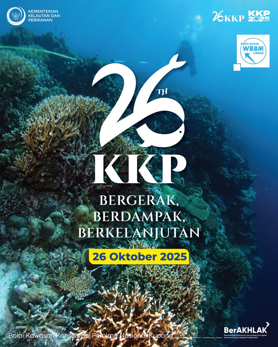 SahabatBahari, 26 tahun bukanlah waktu yang singkat. Sejak tahun 1999 ketika pertama kali Kementerian Kelautan dan Perikanan menjadi nakhoda dalam mengelola sumber daya sektor kelautan dan perikanan Indonesia.