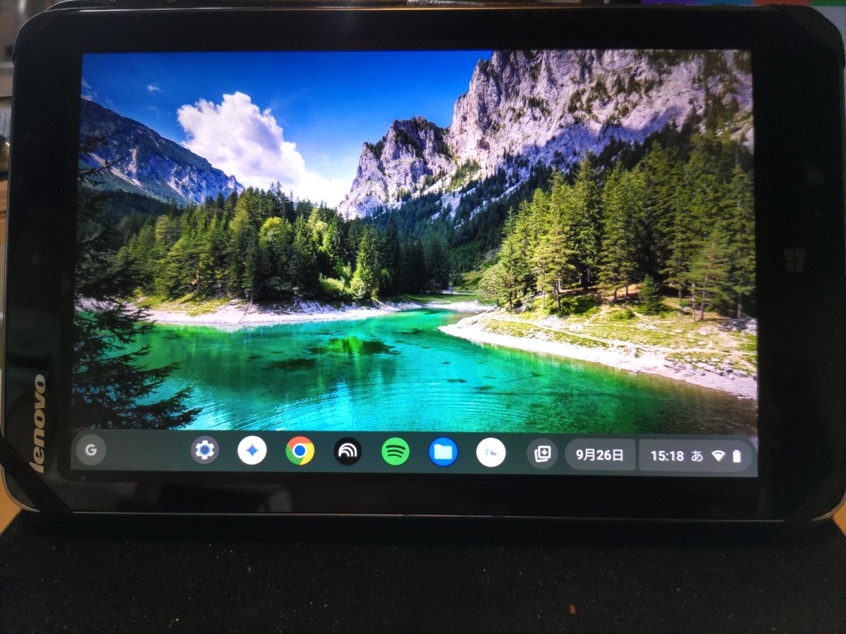 hirotamin's tweet image. lenovo miix 2 8 に
Chromeos flex をインストール。
タッチパネルも問題なし。
#lenovo 
#miix 
#Chromeosflex