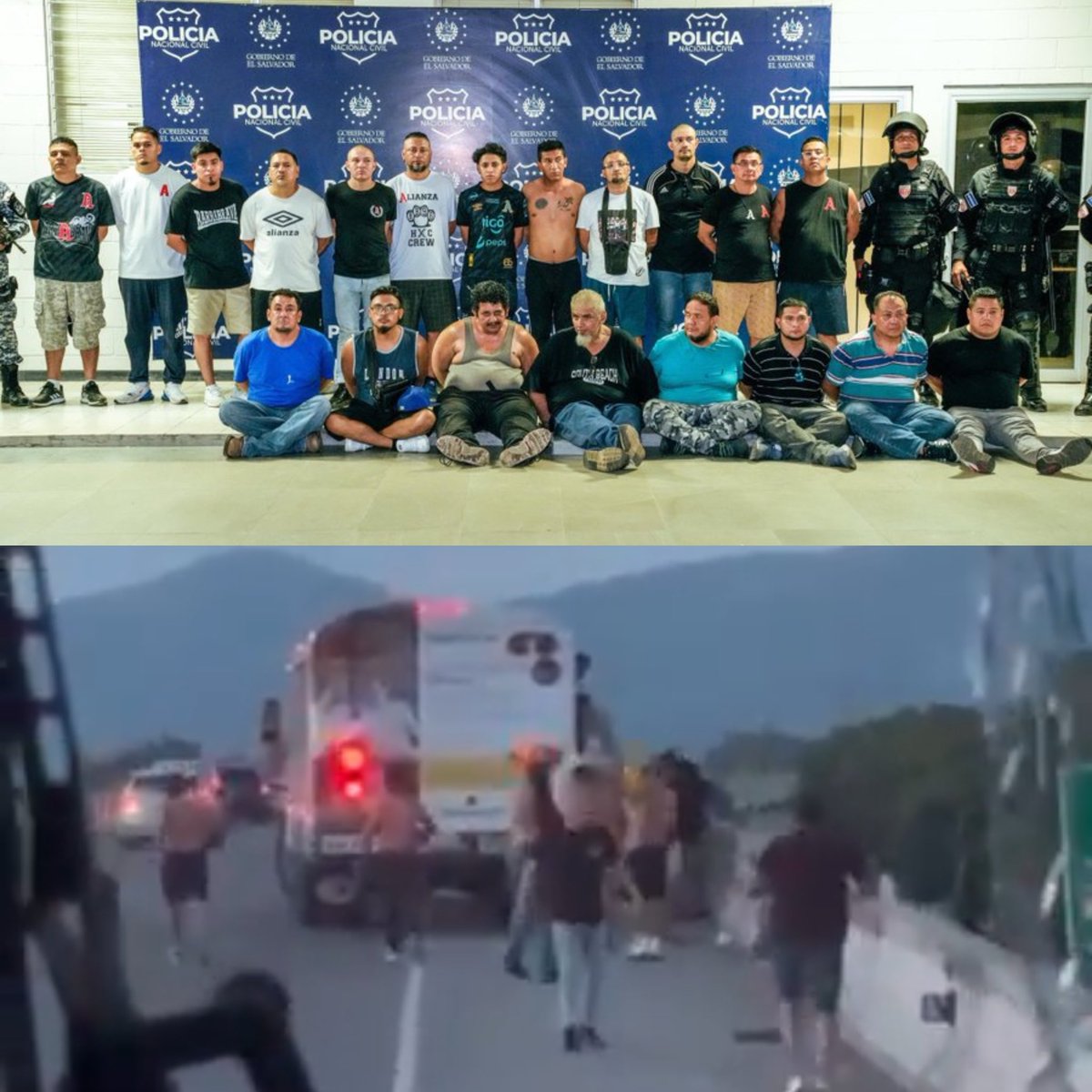 agentesazules's tweet image. CAPTURADOS ❌

Todos los responsables de atacar con piedras y otros objetos contundentes este día un bus donde se transportaban aficionados de CD FAS.

Estas personas son miembros de las barras organizadas del equipo Alianza FC y atacaron de forma criminal a hombres, mujeres y…