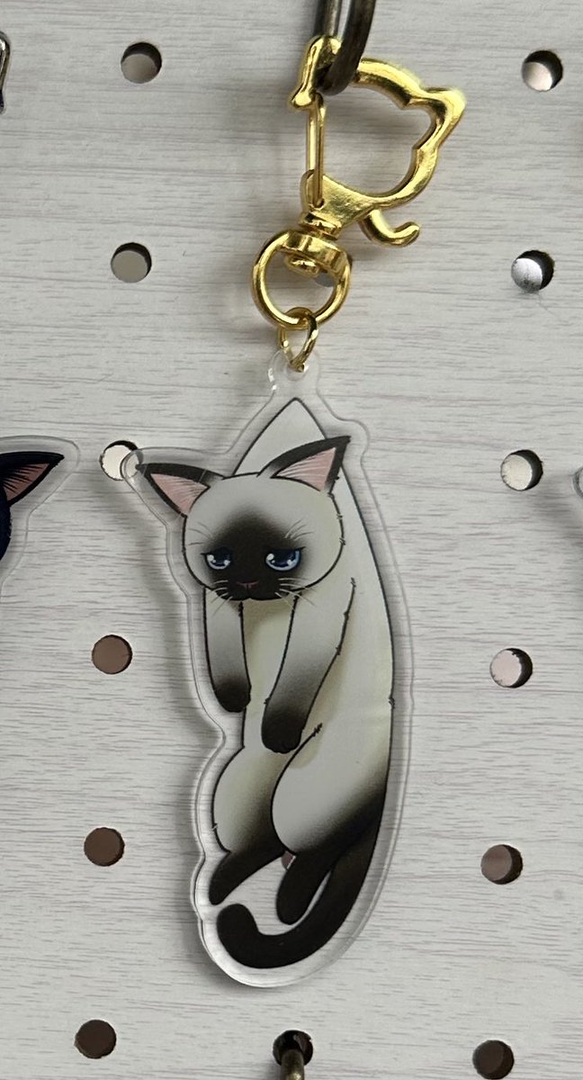 【1109 - 1】摘ままれにゃんこのキーホルダー／ペンダント 1109 - 7】摘ままれにゃんこのキーホルダー／ペンダント