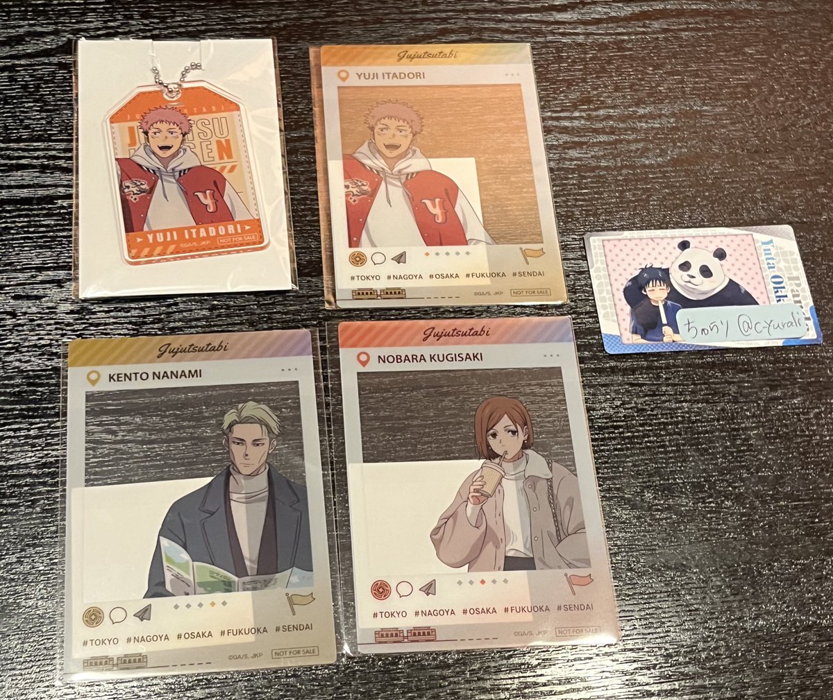 【交換】
呪術廻戦 じゅじゅつ旅 2025  ミニゲーム B賞  C賞

譲：虎杖　釘崎　七海
求：五条　伏黒

郵送交換希望
検索からでもお気軽にお声かけ下さい。