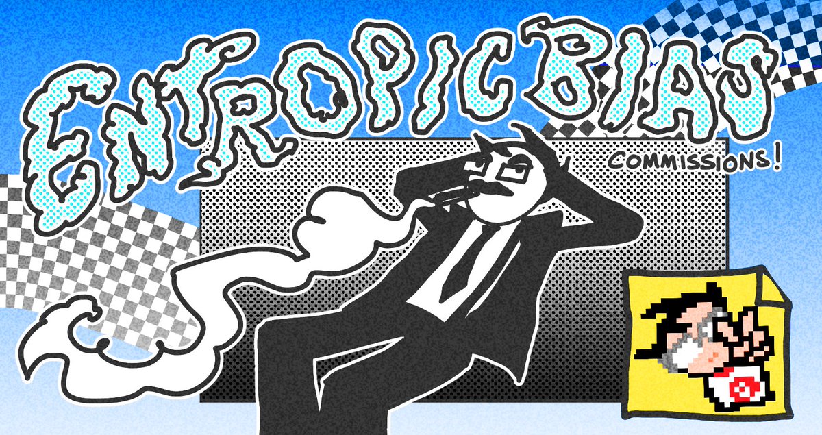 entropicbias's tweet image. and if you didn&apos;t get to buy my commissions from sahcon, this is my updated comm sheet! commissions are open till this stops being pinned on my page. 
entropicbiasart.straw.page &amp;lt;-- read my website before commissioning me! 🧵