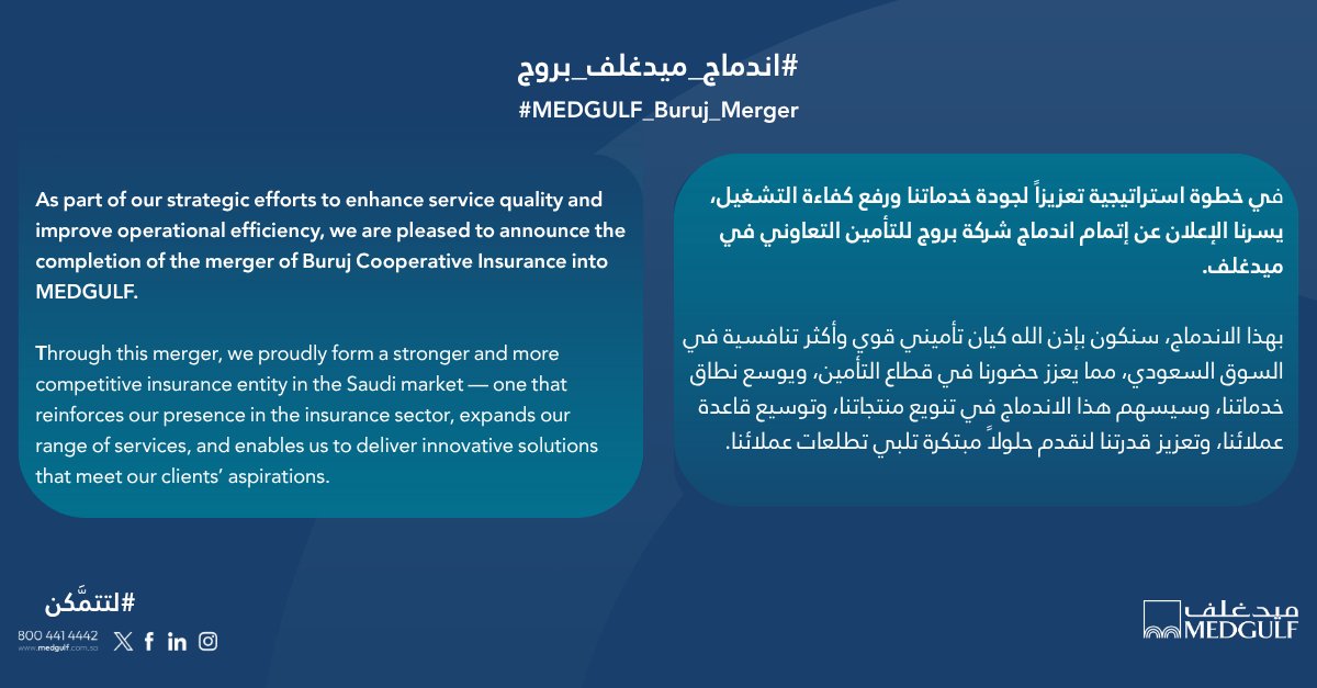 MEDGULF l العناية بالعملاء tweet media