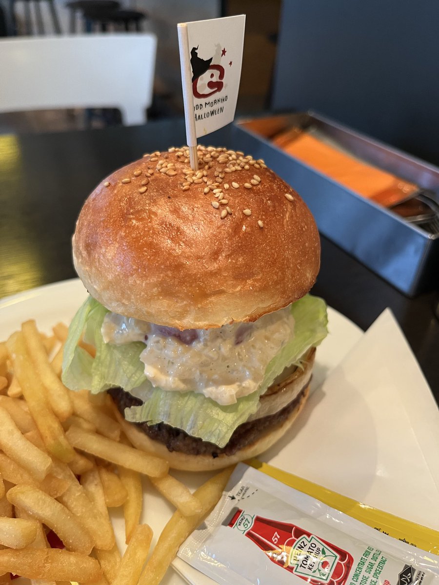 ハンバーガー🍔食べに来た
#GOODMORNINGCAFEandGRILL