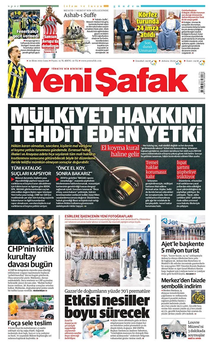 #SONDAKİKA
Torba Yasada Gizli Tehlike: Mülkiyet Hakkına Sessiz Saldırı!

Meclis’e sunulan torba yasa taslağında, kimsenin fark etmeden araya sıkıştırdığı bazı maddeler vatandaşın mülkiyet hakkına doğrudan müdahale anlamına geliyor!

Bu, sadece hukuki bir ihlal değil anayasal bir