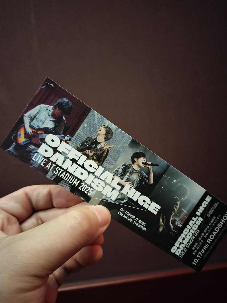 toshibones's tweet image. #髭男  映画見てきたよ！
すげー知ってるはずなのに初めて見るライブみたいだった