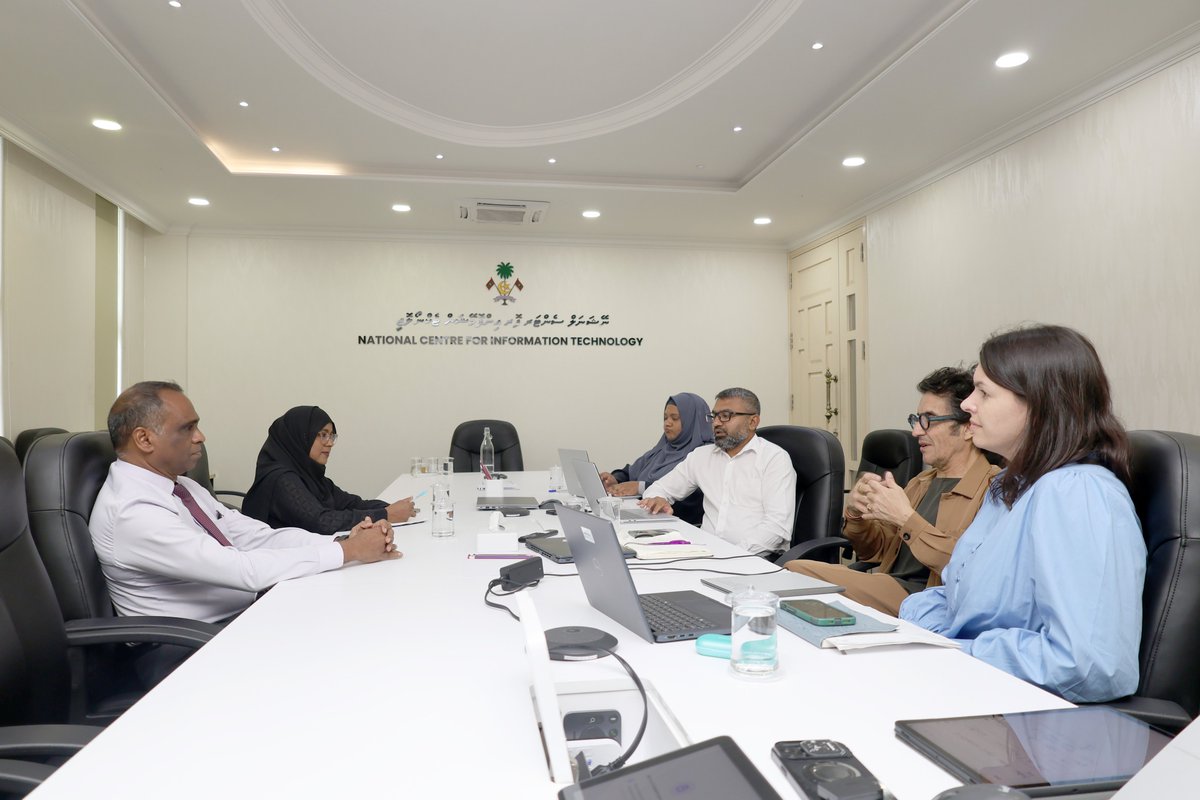 The @worldbank mission team met with the Communications Authority of Maldives discussing the progress of the subcomponent 1.1. (21 10 2025)