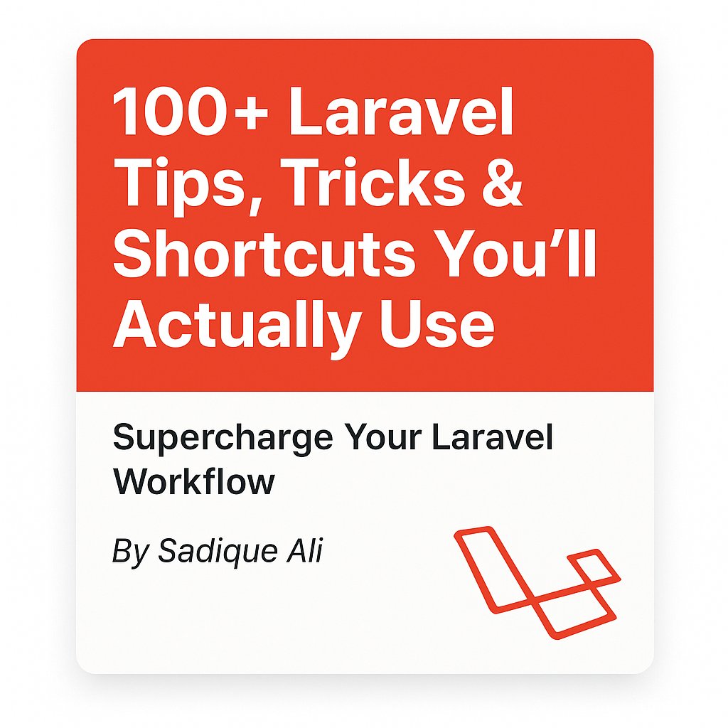 apnahive's tweet image. 🚀 100+ Laravel Tips, Tricks & Shortcuts You’ll Actually Use
I’ve compiled over 105 real-world Laravel tips that make you code faster, debug smarter, and ship better.
Here are 10 free ones 👇
#Laravel #PHP #WebDev #CodeNewbie #BuildInPublic