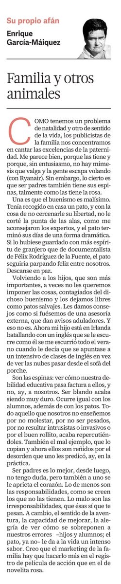 El buenismo es lo peor, también en familia.

diariodecadiz.es/opinion/articu…