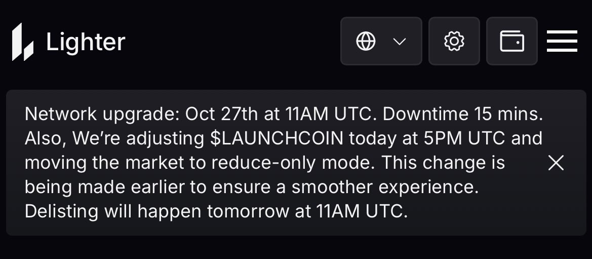 Lighter SPOT integration happening tomorrow? Wyt?

Yo <a href="/vooi_io/">vooi</a> I haven’t still seen Lighter pop up as a route when placing a trade.