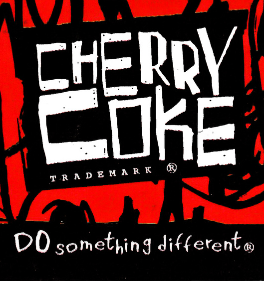 NostalgiaFolder's tweet image. the old Cherry Coke logo