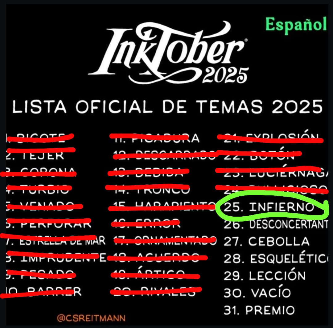 INKTOBER DAY 25!🔥✍🏼
#Inktober2025 #Inktober #inktoberespañol #inktoberday25 #art #acuarela #artistsontwitter #arte #artistoninstagram #drawings #drawing #Mexico