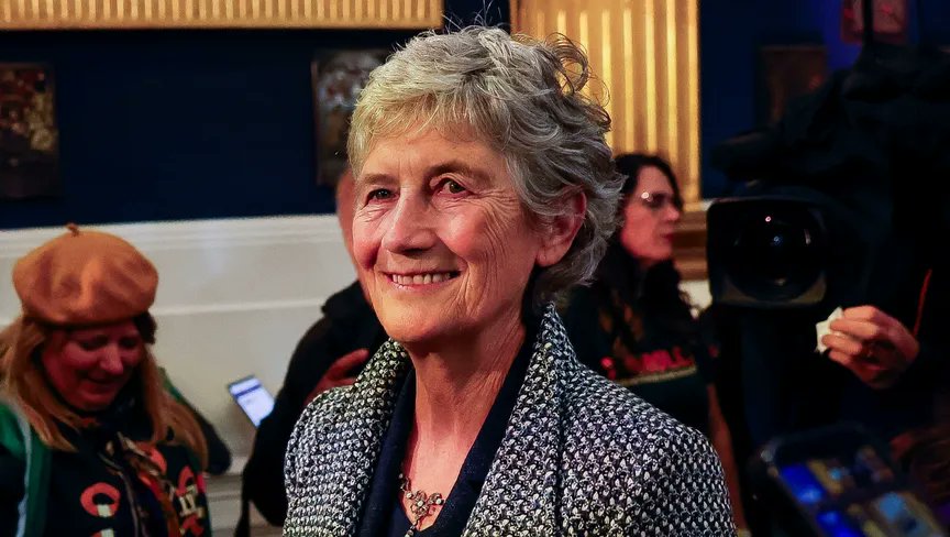 SANAEnOfficial's tweet image. Left-wing independent #candidate #Catherine Connolly has won #Ireland’s presidential election, securing more than 63 % of the vote.