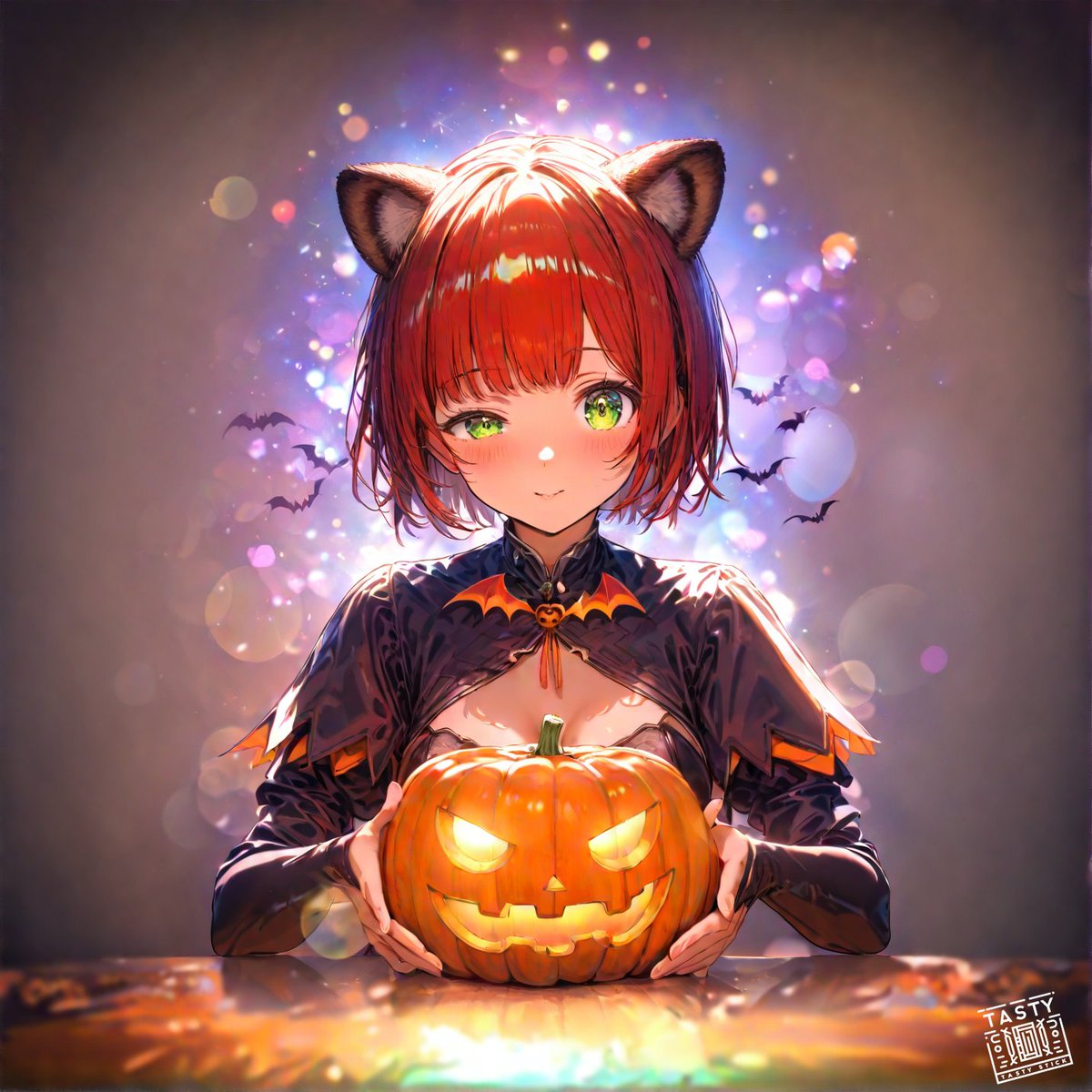 ⏰おはようございます。
10/31　カボチャ（ハロウィン🎃）
「Trick or Treat！ 笑顔で10月を締めくくろう✨」

お菓子もらっても悪戯します！🎃
今日も一日、良い日でお過ごしください。
#AI今日の花