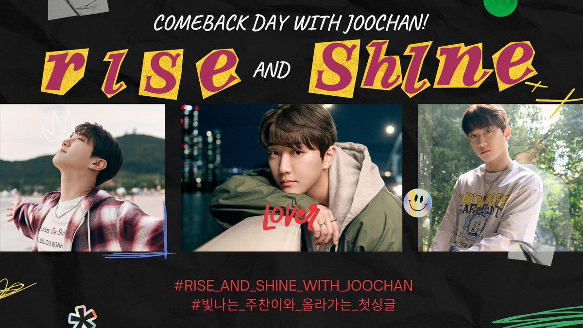 GNCD_TRENDS's tweet image. Let’s celebrate Joochan’s Comeback using our hashtag for today 🎉

COMEBACK DAY WITH JOOCHAN ! 

#빛나는_주찬이와_올라가는_첫싱글
#RISE_AND_SHINE_WITH_JOOCHAN
#GoldenChild #골든차일드