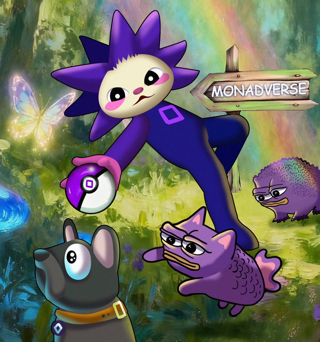 monadverse's tweet image. If this is on your feed, gmonad 💜