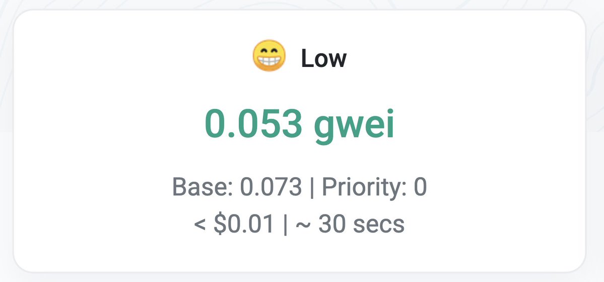 Yoginth (@yogicodes) on Twitter photo It's so cheap now on mainnet frens 🏃♂️ It's so cheap now on mainnet frens 🏃♂️