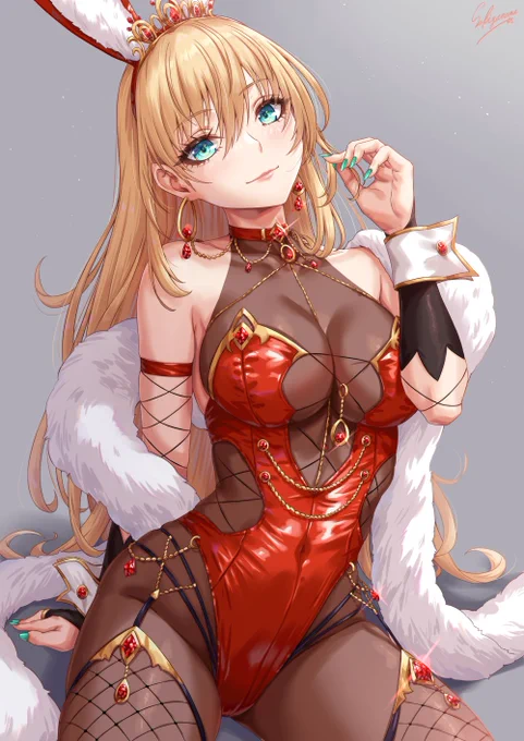金髪バニーガールお姉さんゴージャス&amp;タイツver