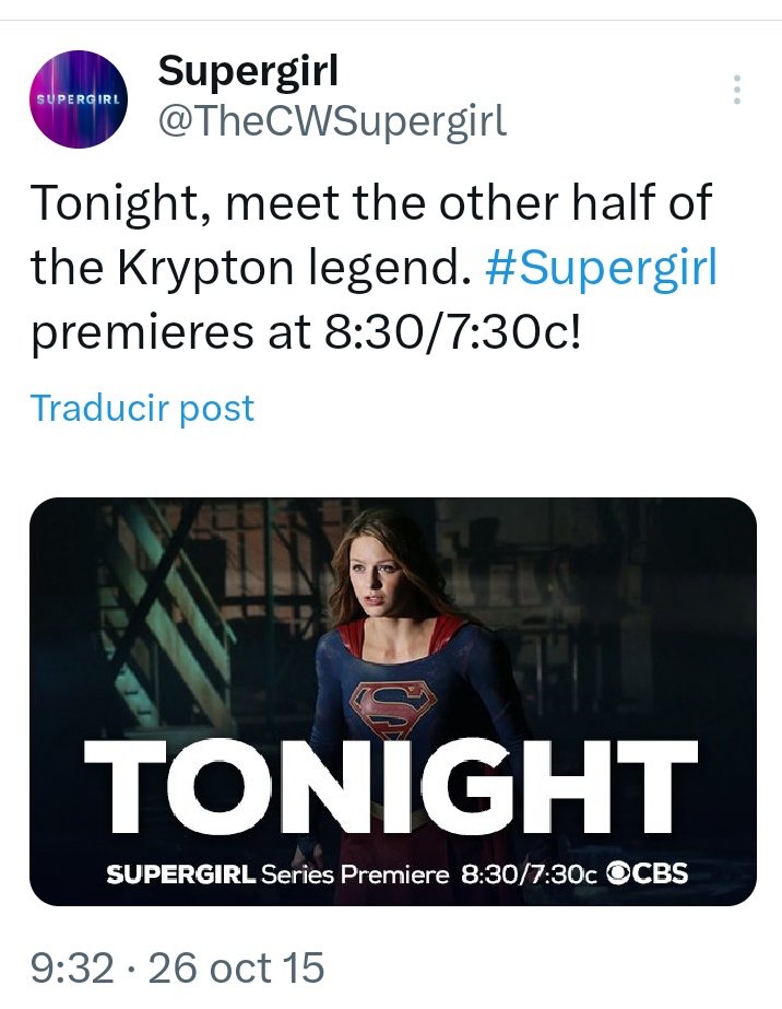 lupitasagi7's tweet photo. Ten years ago today, Melissa Benoist made her debut as Supergirl❤️😍😎
#TenYearsofSupergirl https://t.co/rX5uO6JyF6