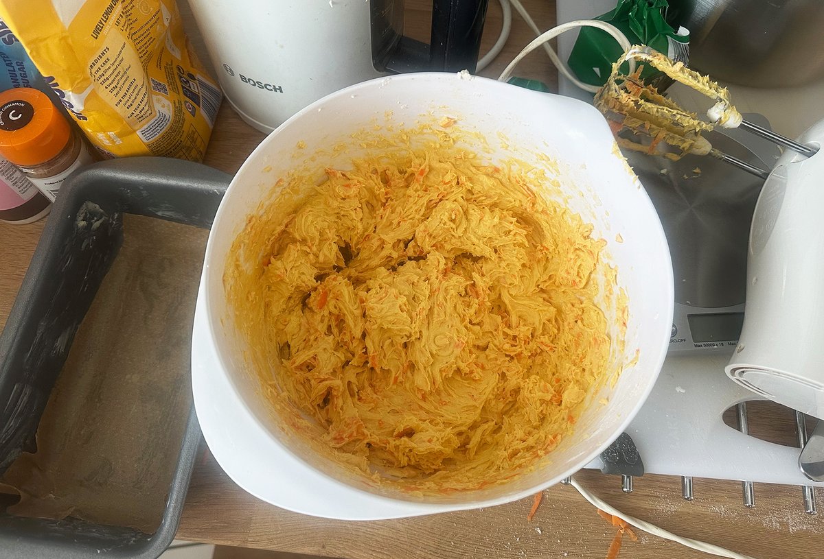 With no <a href="/QueensParkWFC/">Queen's Park FC - Women</a>  football today, it's time to bake. <a href="/QueensParkWFC/">Queen's Park FC - Women</a>  have a tradition that if it's your birthday, you being cakes in. So it's mine next weekend and I thought I would see if I can still bake a carrot cake. I'll let you see the results.