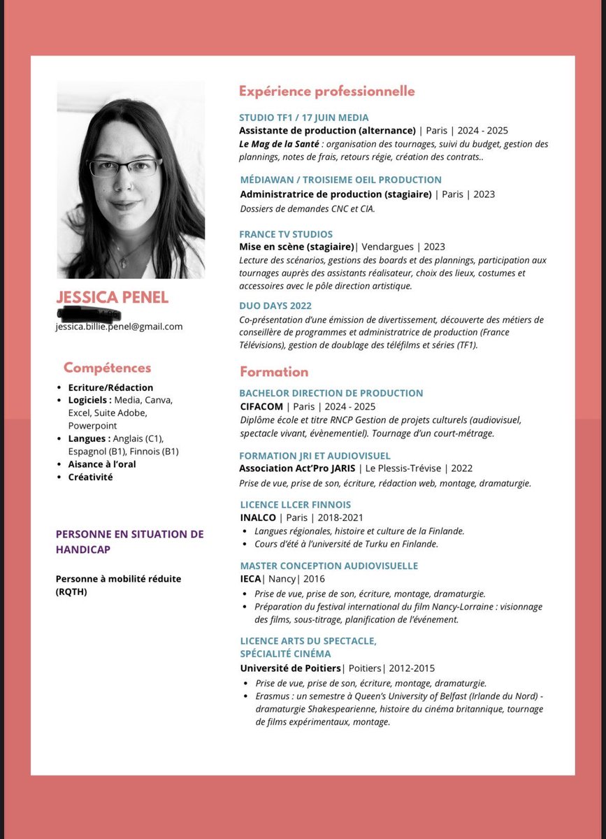 Mon alternance se termine ce vendredi 31 Octobre. Je prévois de faire des petites missions afin de garder du temps pour un nouveau court-métrage sur la fin d’année (🤞🏻🤞🏻)

Si vous avez des contacts à la recherche de prod audiovisuelle faites moi signe 😉