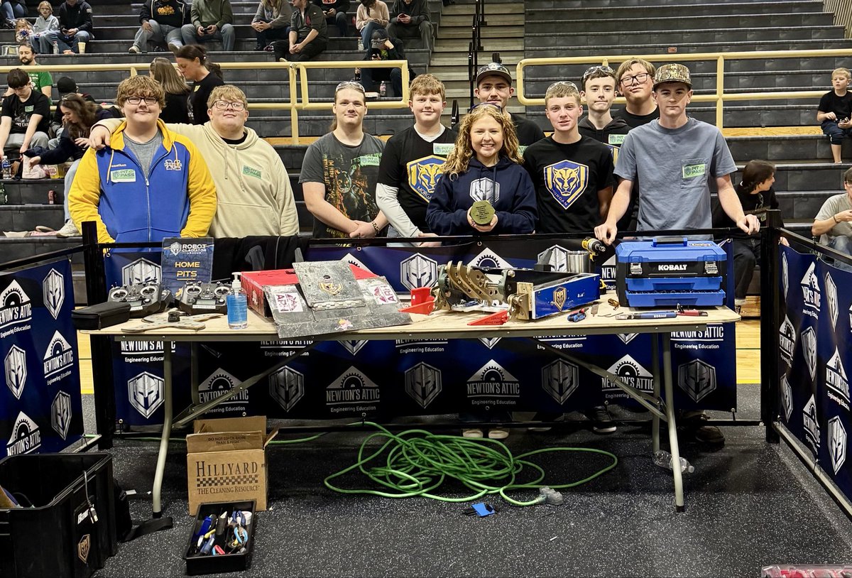 SuptMCS's tweet image. Morgan County’s Robot Gladiator League emerged victorious, claiming the title of Titan Legion Champions! We couldn’t be prouder of these brilliant students—they are driving the future of STEM and proving that Morgan County leads the way! #MCSunited
