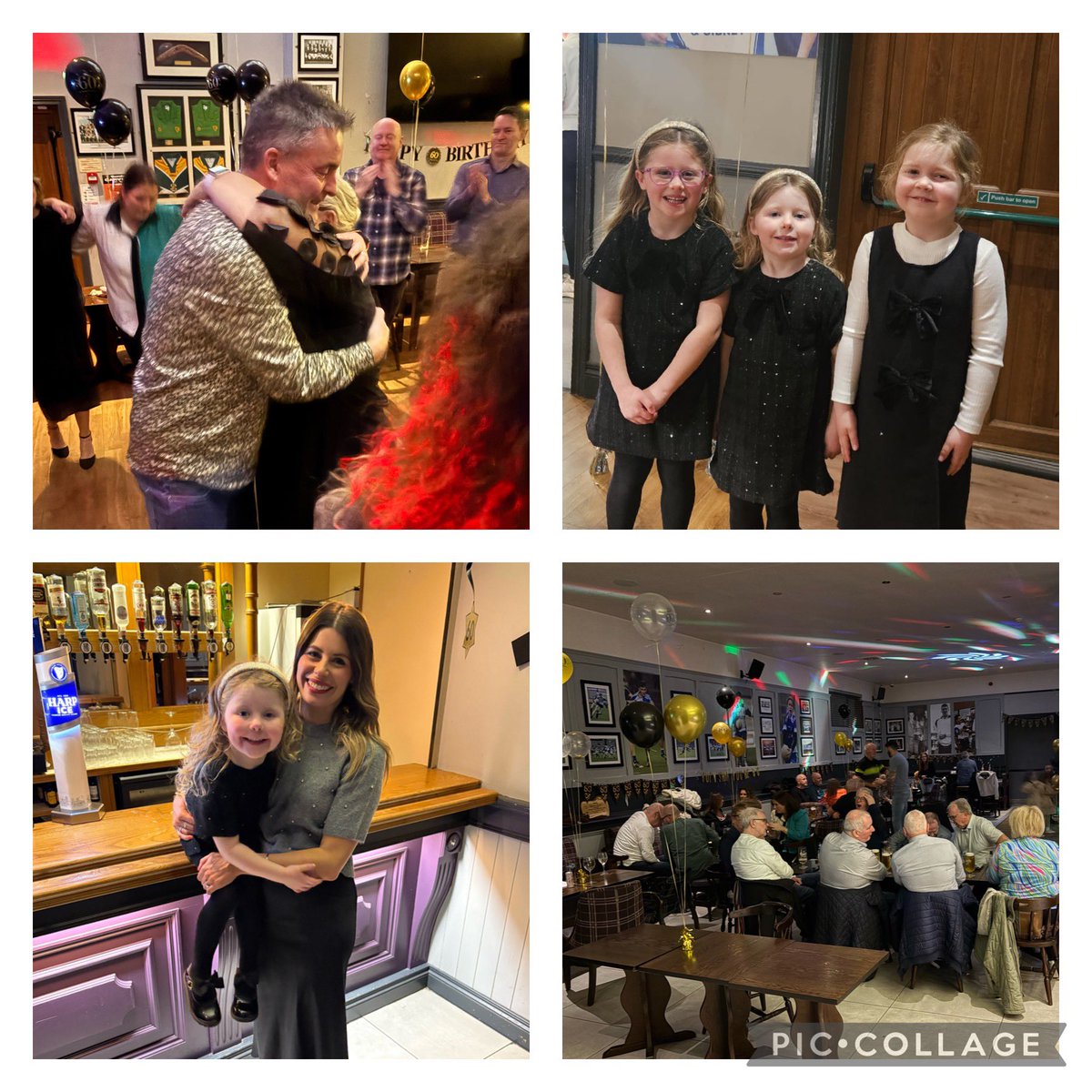 kevinkelly14's tweet photo. A brilliant night for @eggk12’s 60th birthday! A surprise birthday party thrown by @mmpkelly1 in the Harps Club - a tradition as old as time! Here, isn’t he looking well for 60? Top Dad/Granda of all time! https://t.co/M9Q3EK66Yg