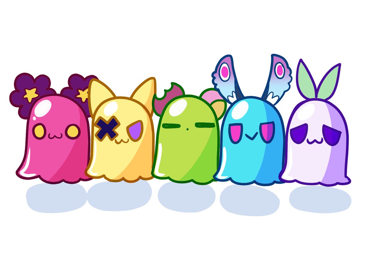 👻 Good heavens a ghost! Wait, there's more than one!! 👻

Art by our lovely Purple member Mothy Bea 💜