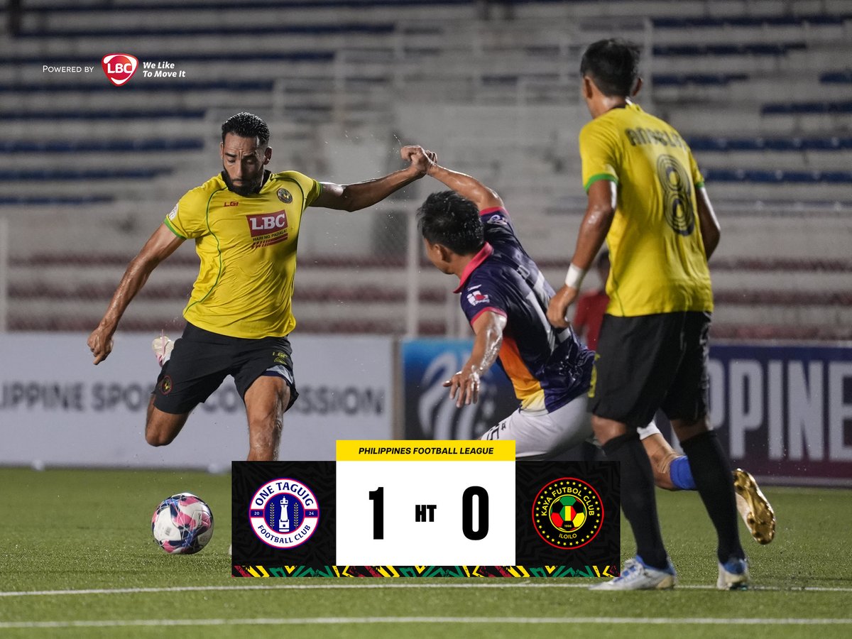 HT | Behind at the break, but we’ve got another 45 to spark the comeback. 👊

🔵 1-0 💛 | #PFL2025