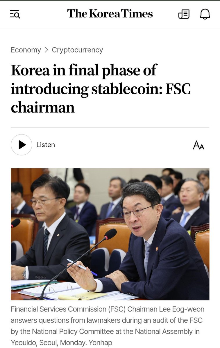 Gipramuasu's tweet image. 🚨 Massive Opportunity Alert!
South Korea is on the verge of Legalizing Stablecoins with an iron-clad framework—requiring 100%+ liquid reserves! This isn't just news; it's a golden signal for ecosystems like KaiaChain $KAIA which is simplifying Web3 access across Asia.