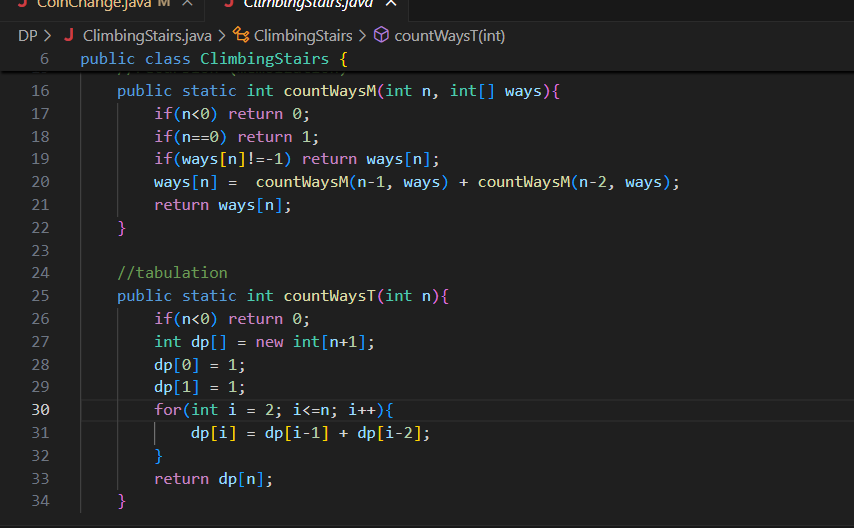 sauravsmehta143's tweet image. 🚀 Day 74 of my DSA journey!
Dived into Dynamic Programming today — it’s super interesting! 💡
Learned about DP basics, Memoization, Tabulation, and solved:
🔹 Fibonacci
🔹 0/1 Knapsack
🔹 Unbounded Knapsack
🔹 Climbing Stairs
🔹 Target Sum
#100DaysOfCode #DSA #DynamicProgramming