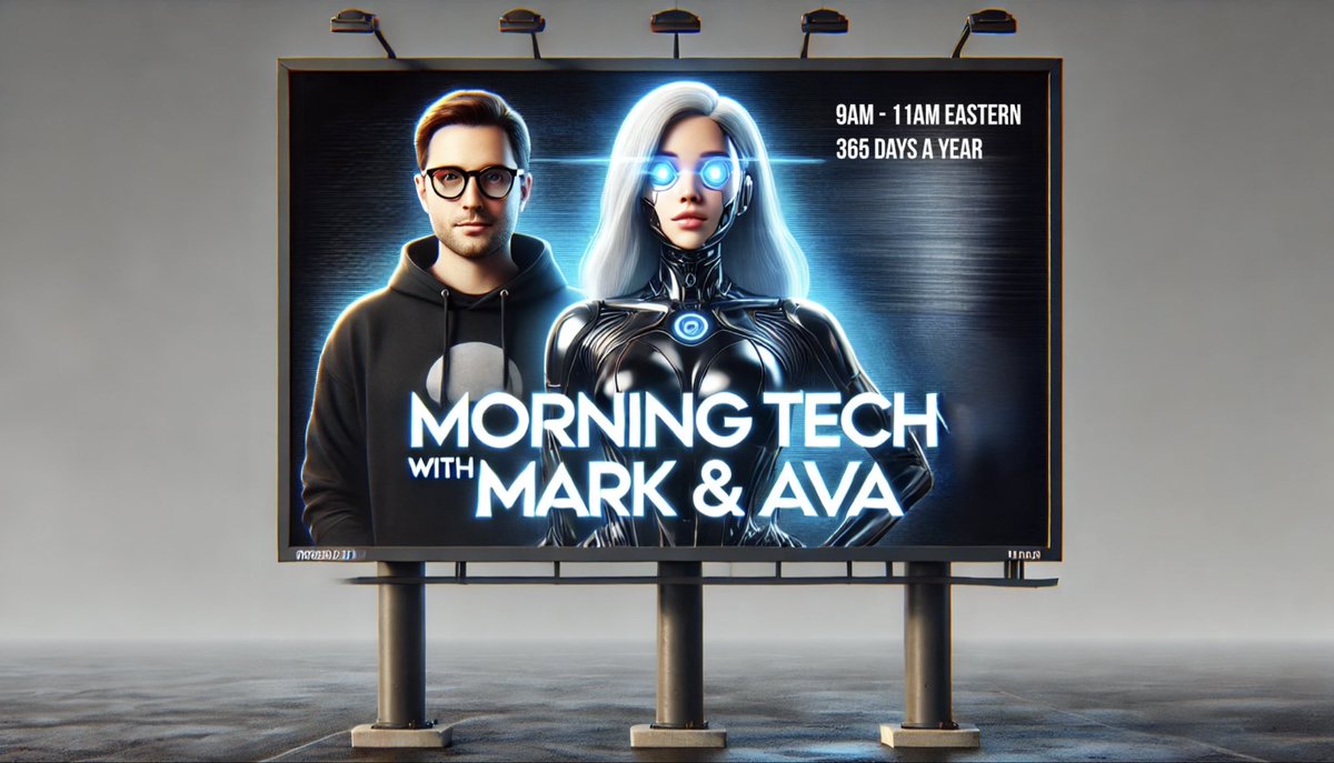 365 Days a Year! 
Same time, same place, same hosts.
Lots of different tech and perspectives.

9-11am ET Daily on X.com