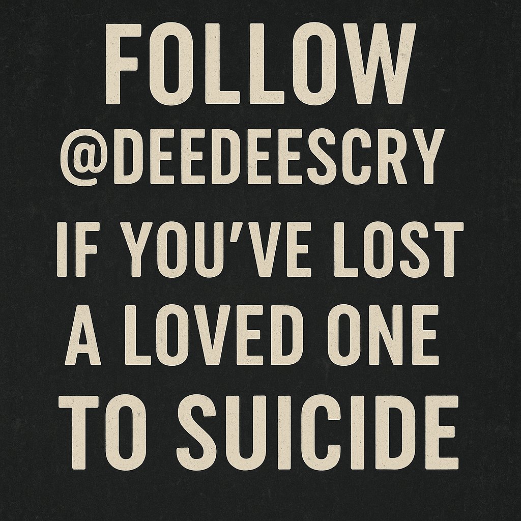 Losing someone to suicide leaves an ache words can’t describe. 💔
But healing begins when we speak their names, share our stories, and know we’re not alone.
Follow <a href="/DeeDeesCry/">DeeDee's Cry Suicide Prevention & Family Support</a> — a space for healing, remembrance, and hope. 🕊️
#SundayMorning  #MentalHealthAwareness #Boston