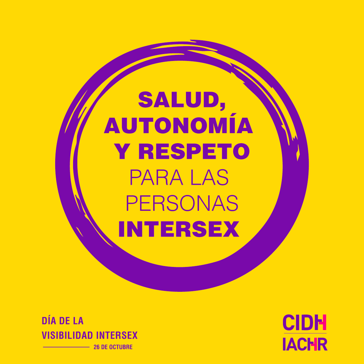 #DíaDeLaVisibilidadIntersex 

Las personas intersex tienen derecho a la salud sin discriminación, a decidir sobre sus cuerpos y a una atención médica libre de intervenciones no consentidas. La diversidad corporal es parte de la humanidad y debe respetarse con igualdad y dignidad.
